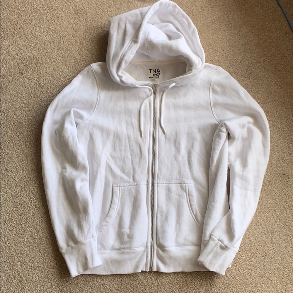 White TNA hoodie